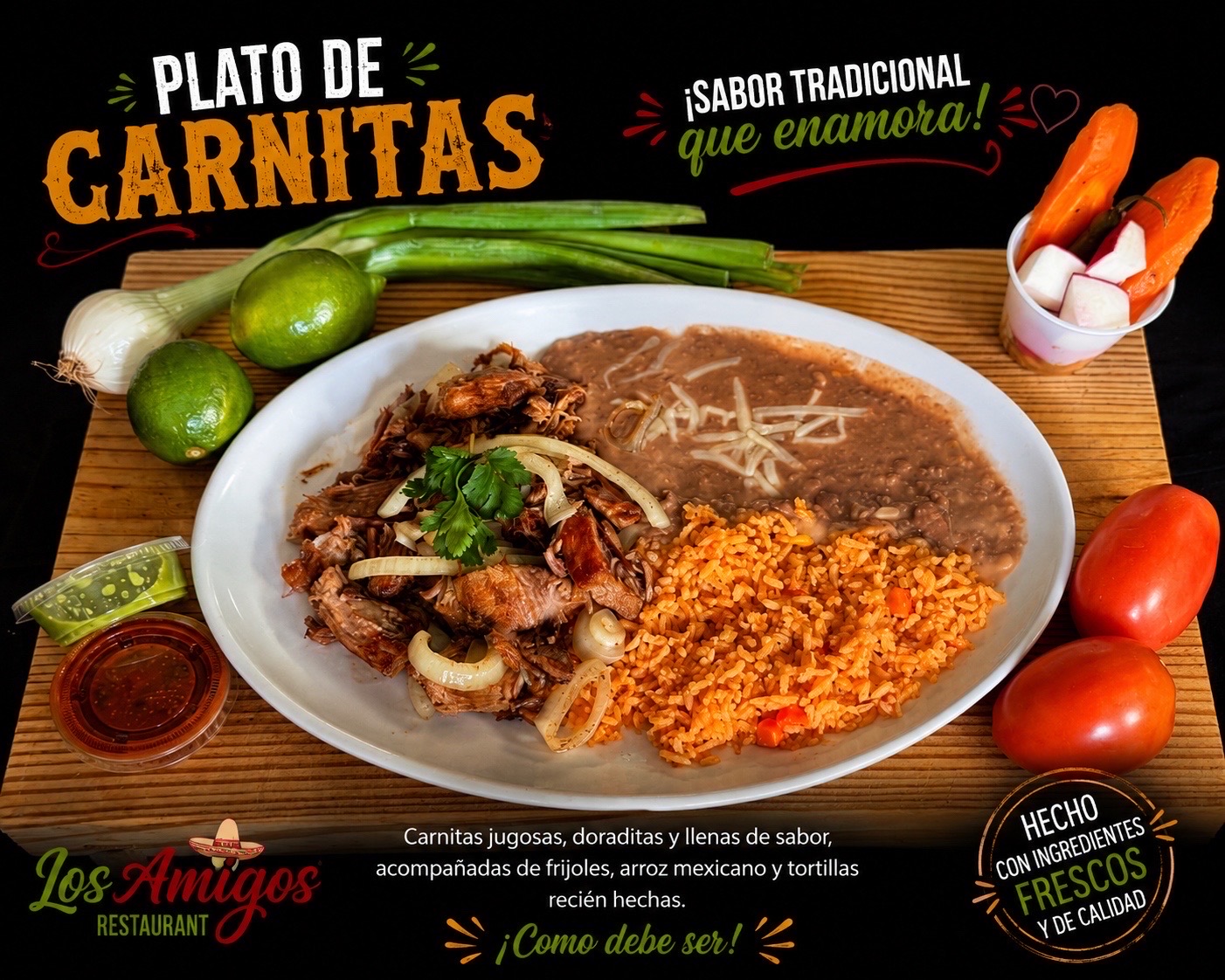Plato de Carnitas